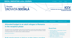 Desktop Screenshot of inovatiasociala.ro
