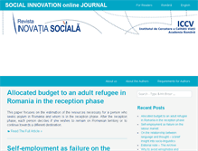 Tablet Screenshot of inovatiasociala.ro